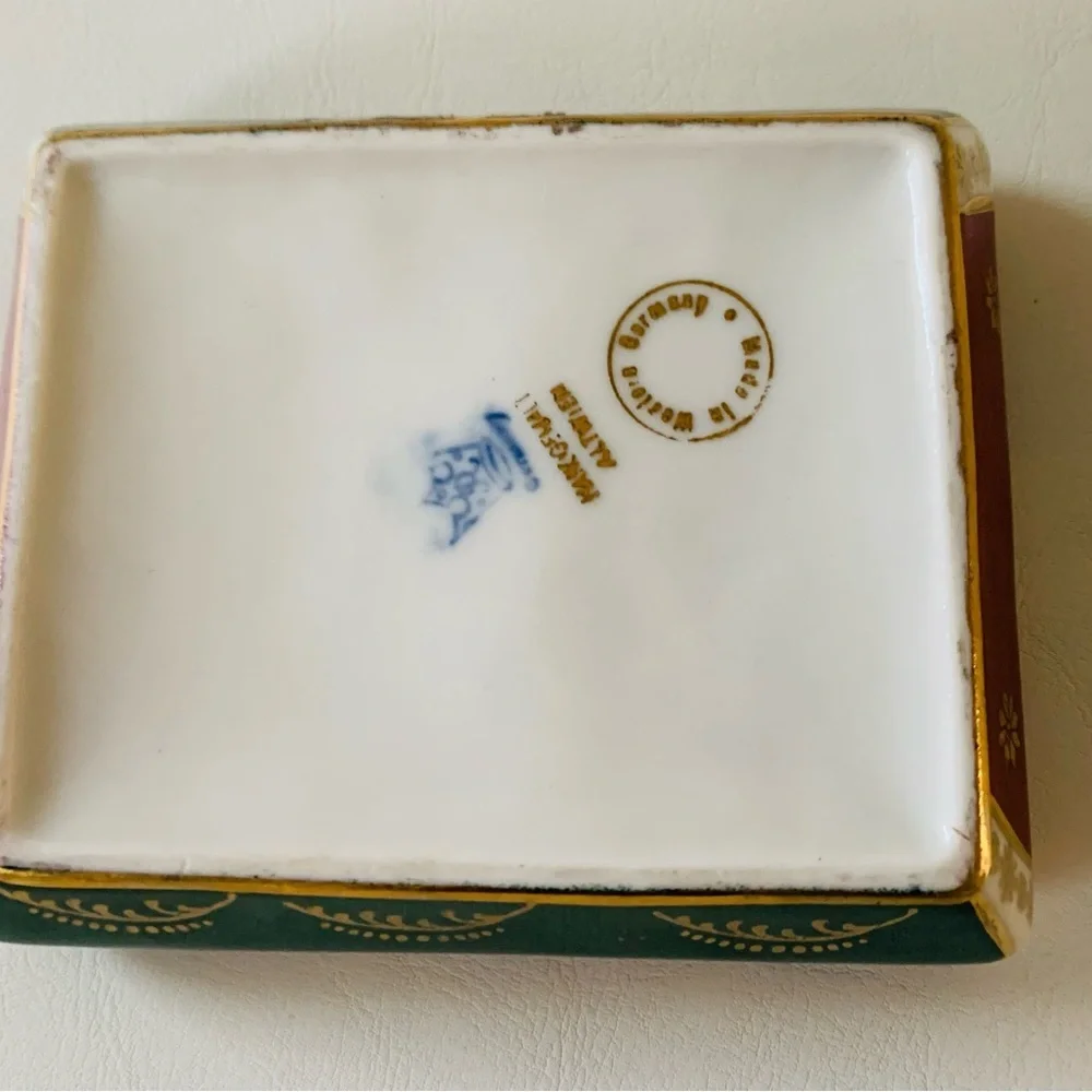 Porcelain trinket box from West Germany